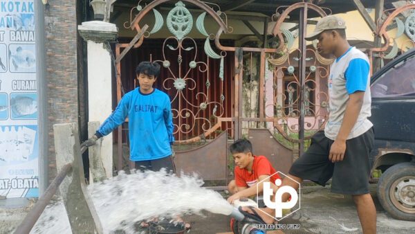 Pompa keong irigasi cabai